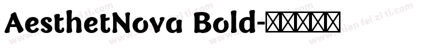 AesthetNova Bold字体转换